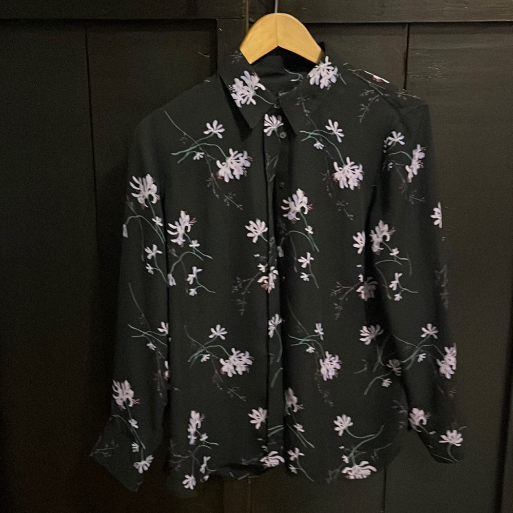 BANANA REPUBLIC blouse floral Dillon Classic Fit -Petite